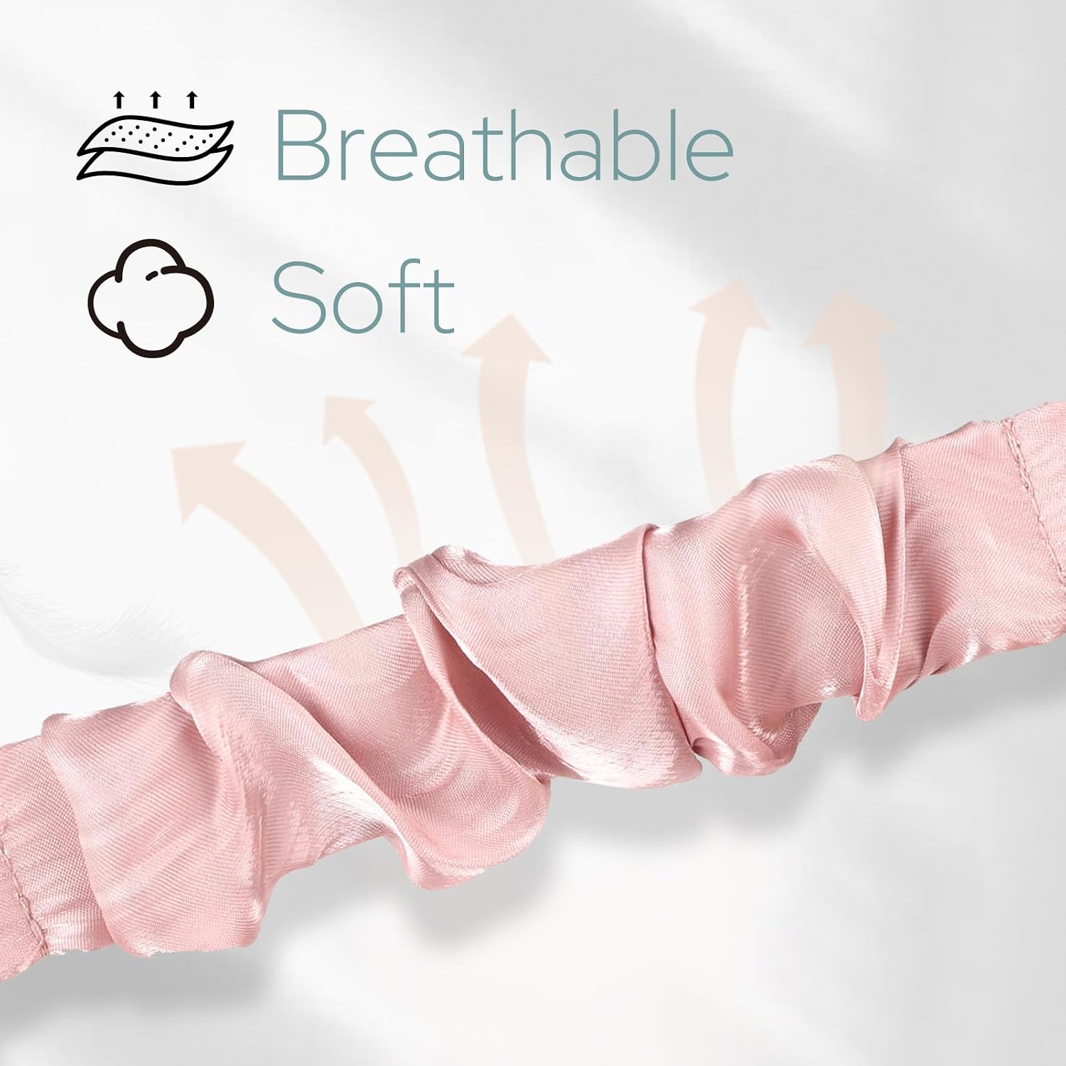 18mm watch Bands Compatible Embr Wave 2 Warming Bracelet, Scrunchies Elastic Replacement Band, Compatible with Embr Wave 2, 1 Cooling Bracelet for Women image 4