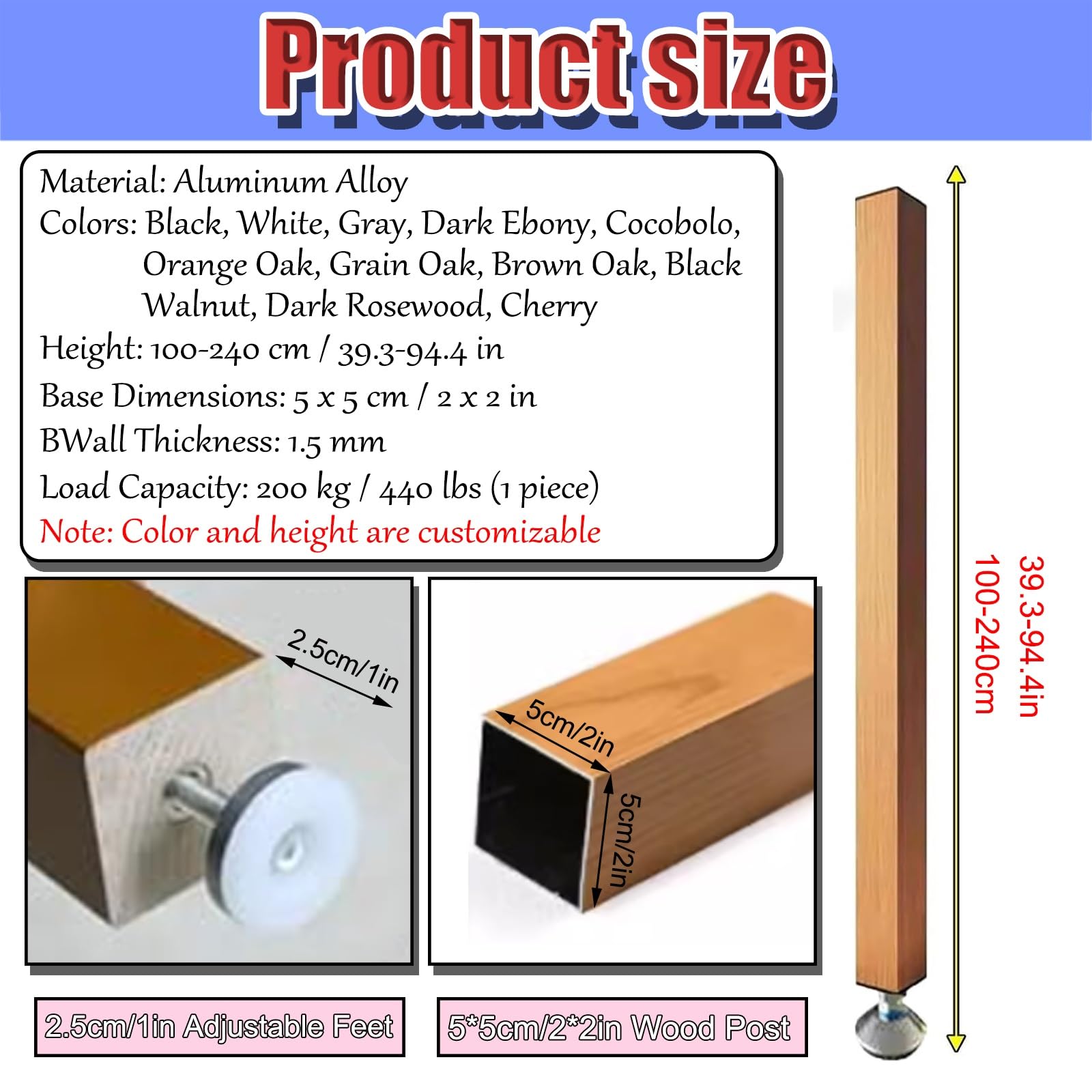 Aluminiowy ekran działowy, 6 patyczków, pusta kolumna przegrodowa, stylowa kratka wewnętrzna do małej przestrzeni, dekoracja idealna do salonu i werandy, 160 cm
