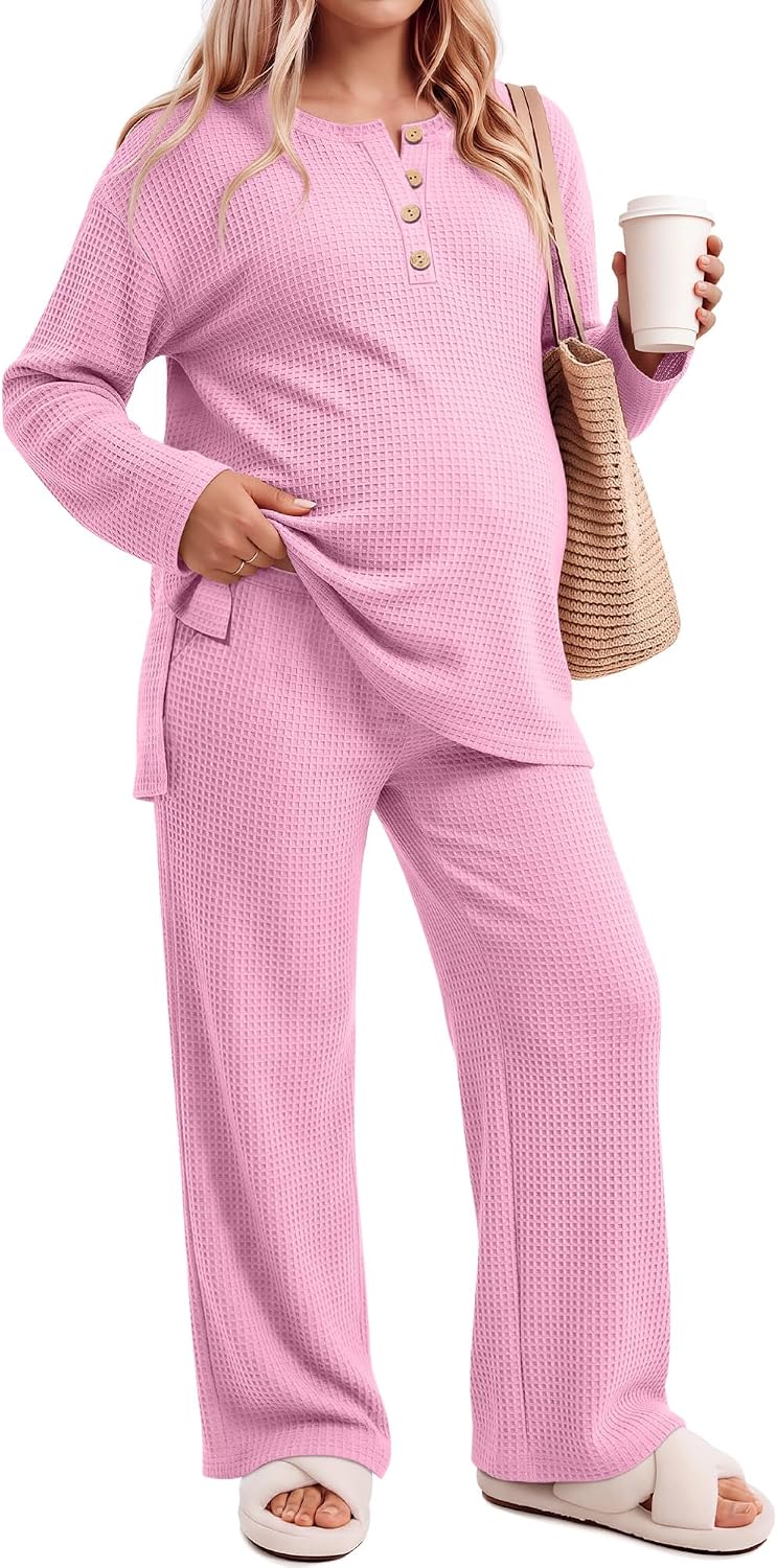 Neer 2 Piece Maternity Oversized Pajamas Sets