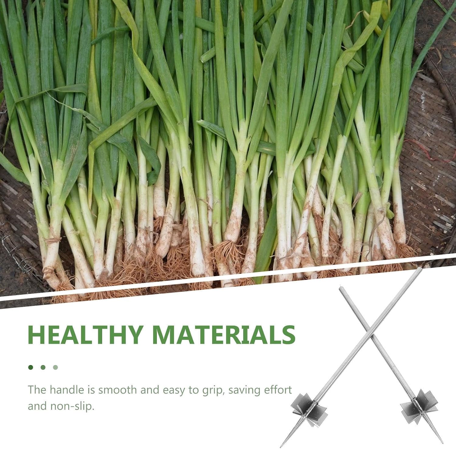 2 Pcs Stainless Steel Onion Cutter Sharp Blades for Scallions