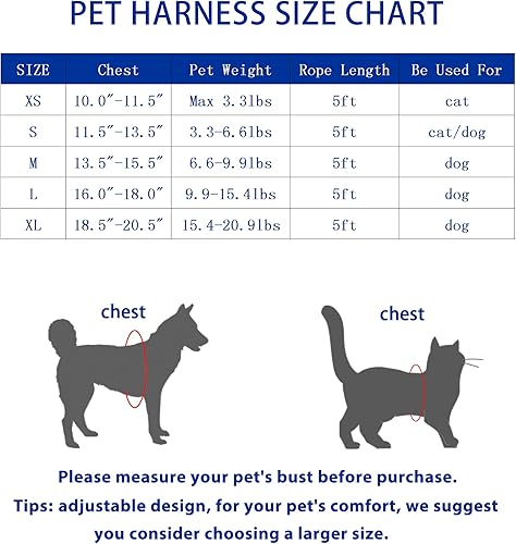 Miniatura 4 de FOZZA Juego de arnés y correa para perro sin tirones, arnés reflectante ajustable para cachorros con malla transpirable, arnés chaleco para perros y