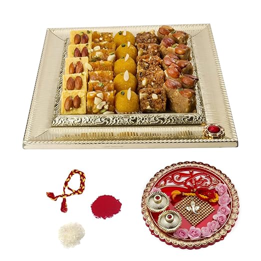 Celebrations Bikanervala Bhai Dooj Thali N Lipsmacking Sweets Hamper For 2 Brothers