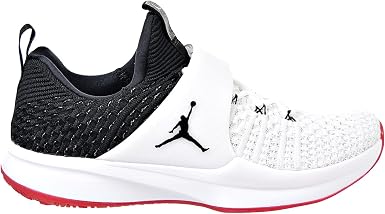 Jordan Zapatillas de entrenamiento Nike Men's Trainer 2 Flyknit blanco /  negro / negro / gimnasio rojo 11 hombres EE. UU. : Amazon.es: Moda