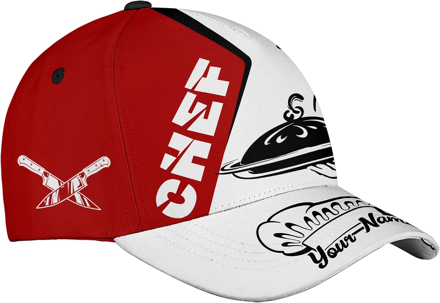 ThuhaTree Store Personalized Chef Classic Baseball Cap, Chef Baseball Cap, Chef Cap for Men, Cap for Chef