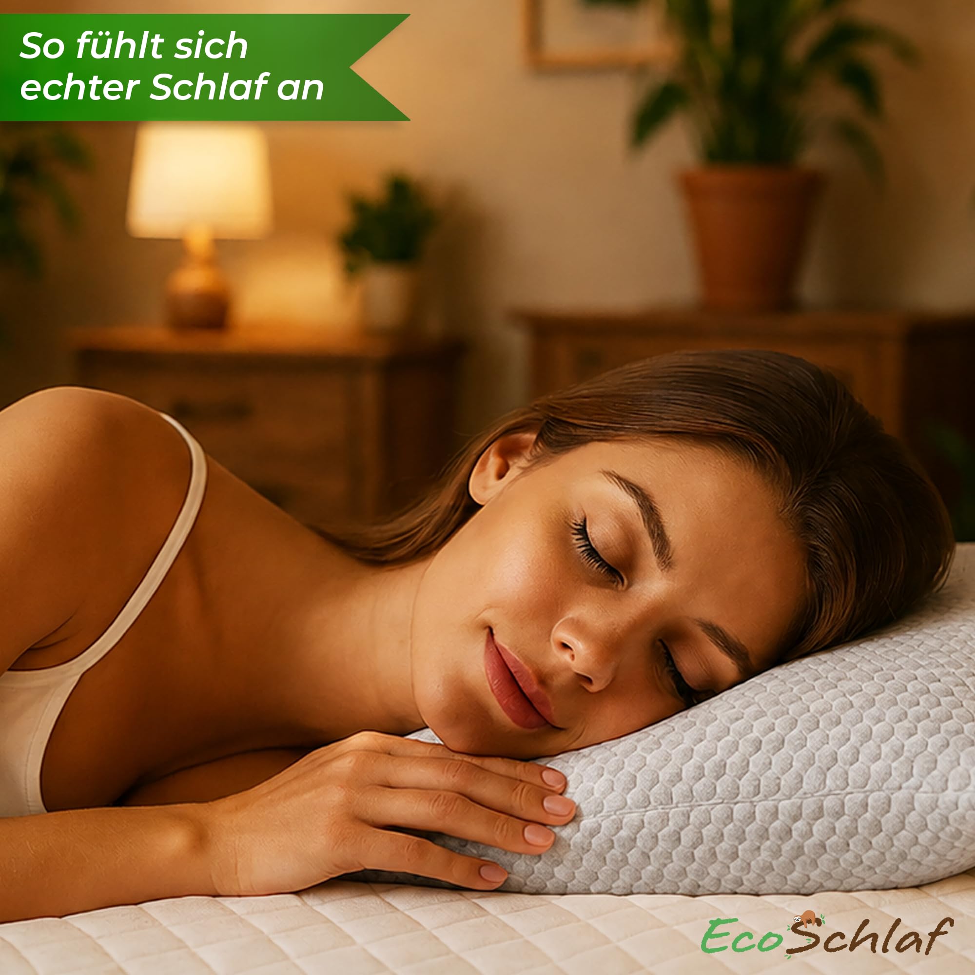 Airflow Ergonomisches Kopfkissen | Kissen aus Memory Foam (Grau) | Individuelles Seitenschläferkissen (für alle Schlaftypen) I Neck pillow gegen Nackenschmerzen I Orthopädisches Nackenkissen