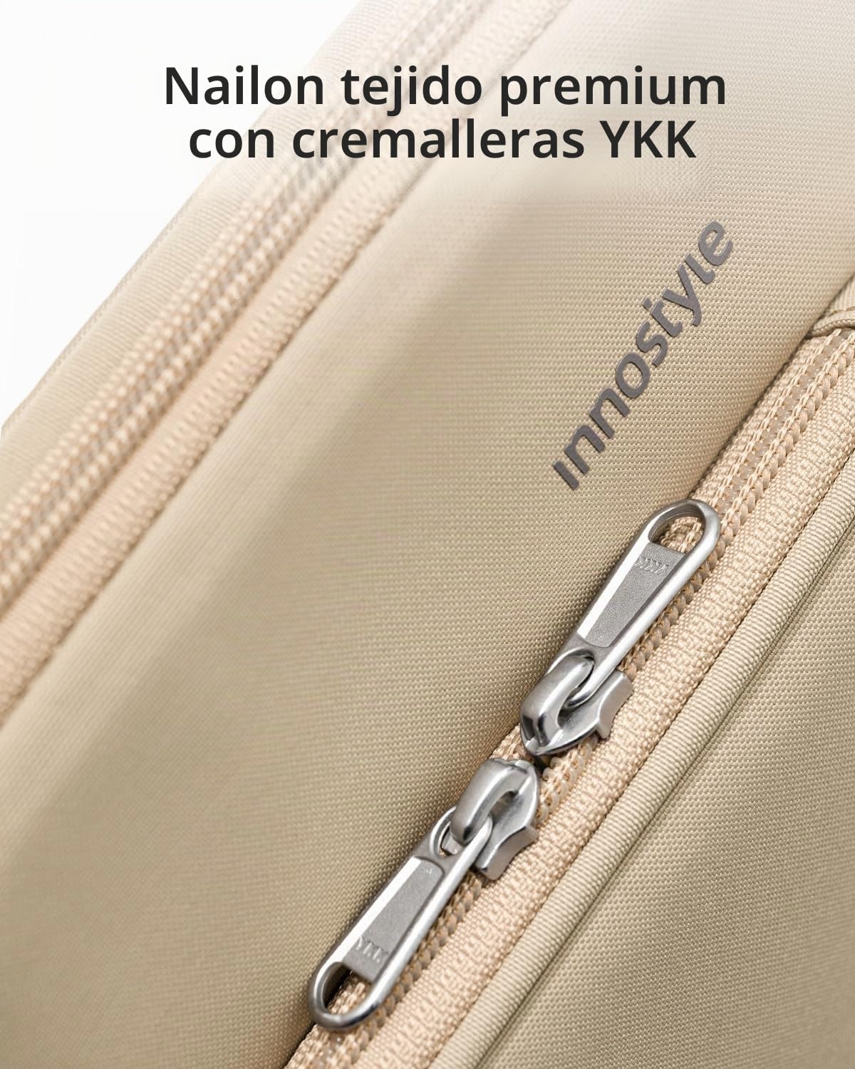 INNOSTYLE Bolsa para portátil de 15,6 16 Pulgadas, Impermeable OmniProtect Gris, Compatible con MacBook Pro/Air, HP ProBook, DELL Inspiron, ASUS, Gris-3cabezas-, 16 Cal, Formal