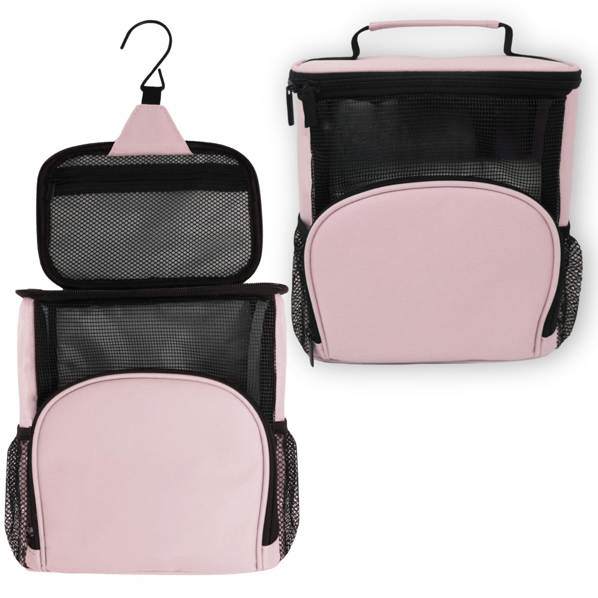 TERRA HOME College Dorm Room Essentials for Girls - Original Shower Caddy Dorm - Portable, Durable, Roomy, Foldable Water Resistant Shower Bag in