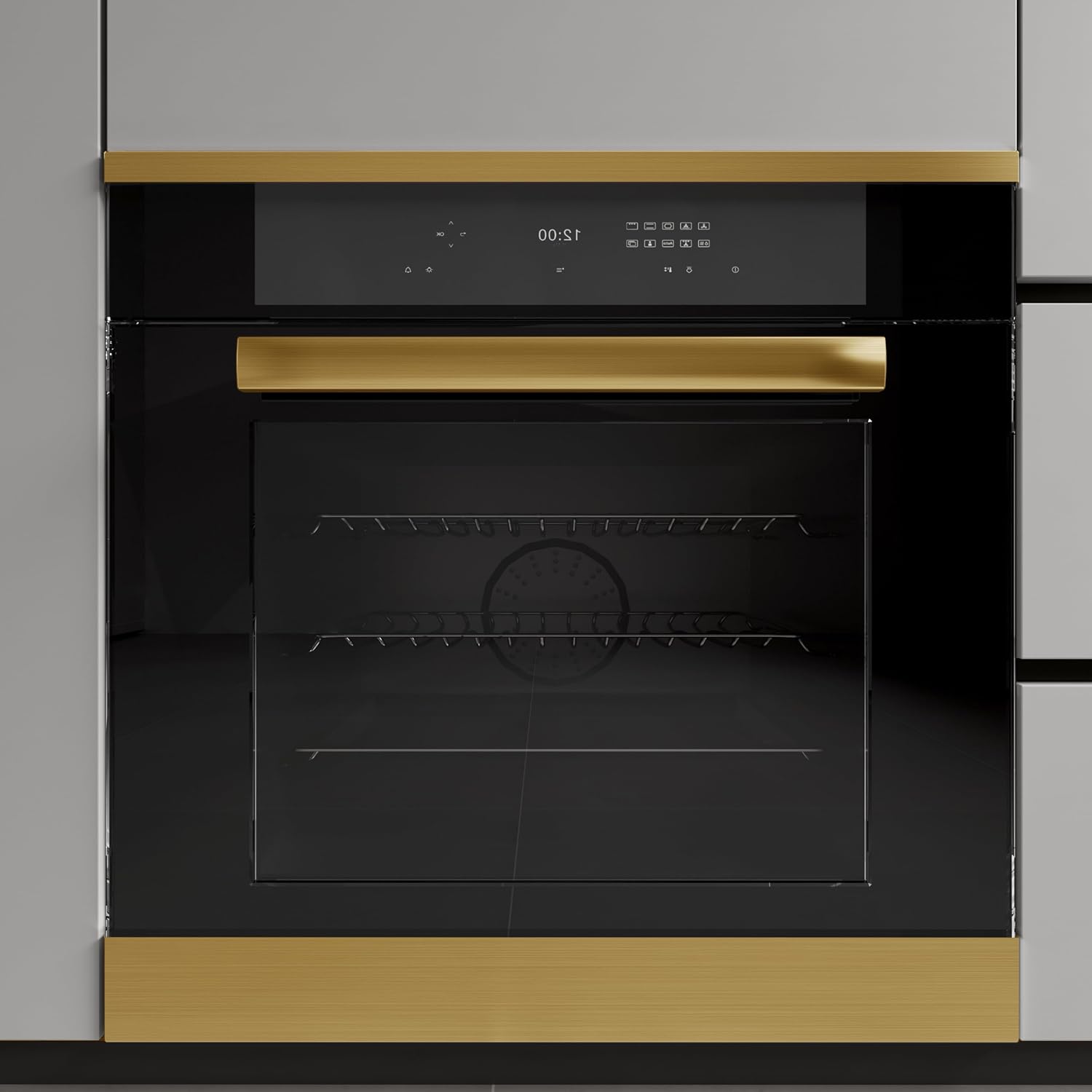Abyssaly Gold Stainless Steel Wallpaper Contact Paper, Gold Fridge Wrap Peel and Stick for Kitchen,Self-Adhesive Metallic Wallpaper for Microwave Oven and Cabinets 11.8" X 78.2"