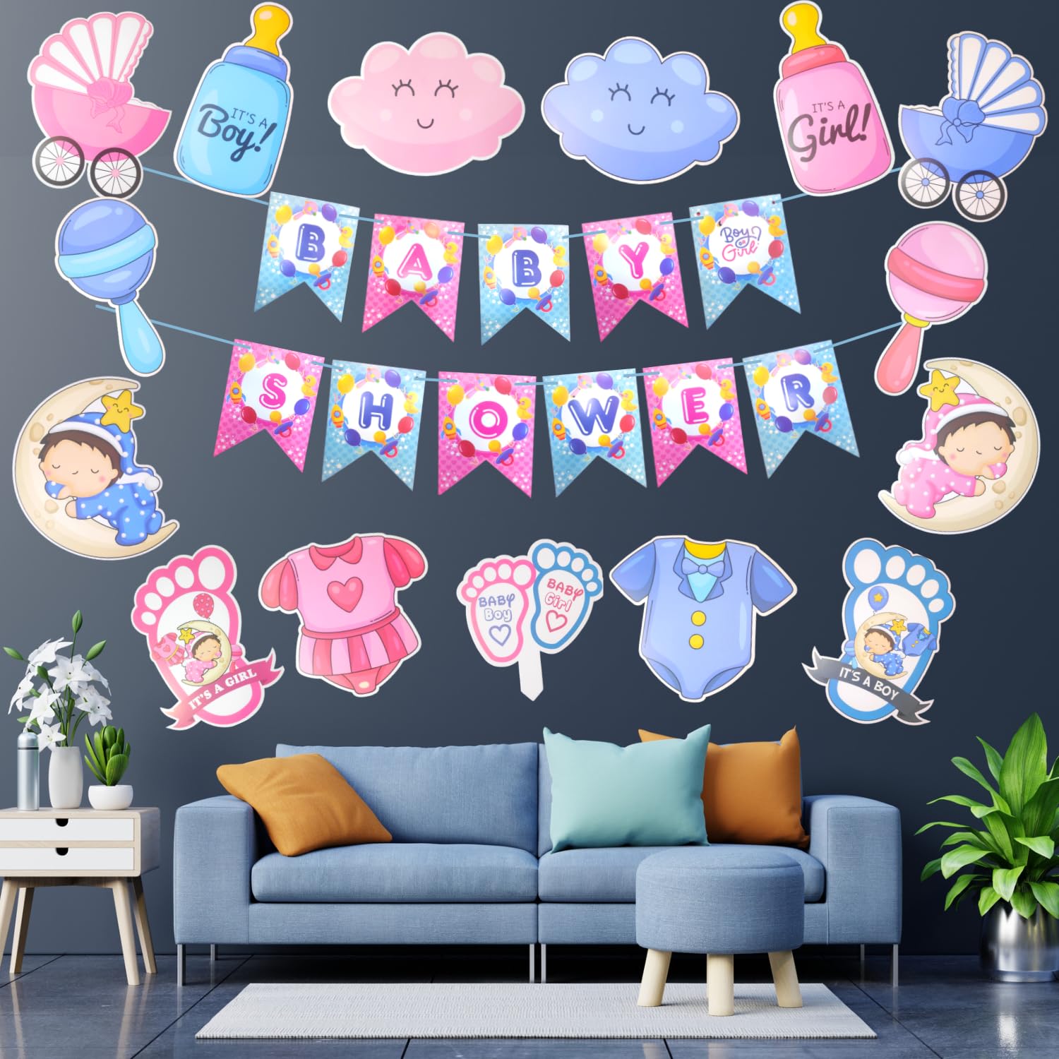 See full amazon price history chart for Party Decorz Baby Shower Decoration Items Set Of 16 pcs (1 pcs Baby Shower Banner + 14 pcs Baby Shower Paper Cutout + 1 pcs Cake Topper) For Baby Shower Paper Decoration ,Photoshoot Decoration Party Decorz Baby Shower Decoration Items Set Of 16 pcs (1 pcs Baby Shower Banner + 14 pcs Baby Shower Paper Cutout + 1 pcs Cake Topper) For Baby Shower Paper Decoration ,Photoshoot Decoration (B0C7GVK47H) Amazon Price History, Amazon Price Tracker