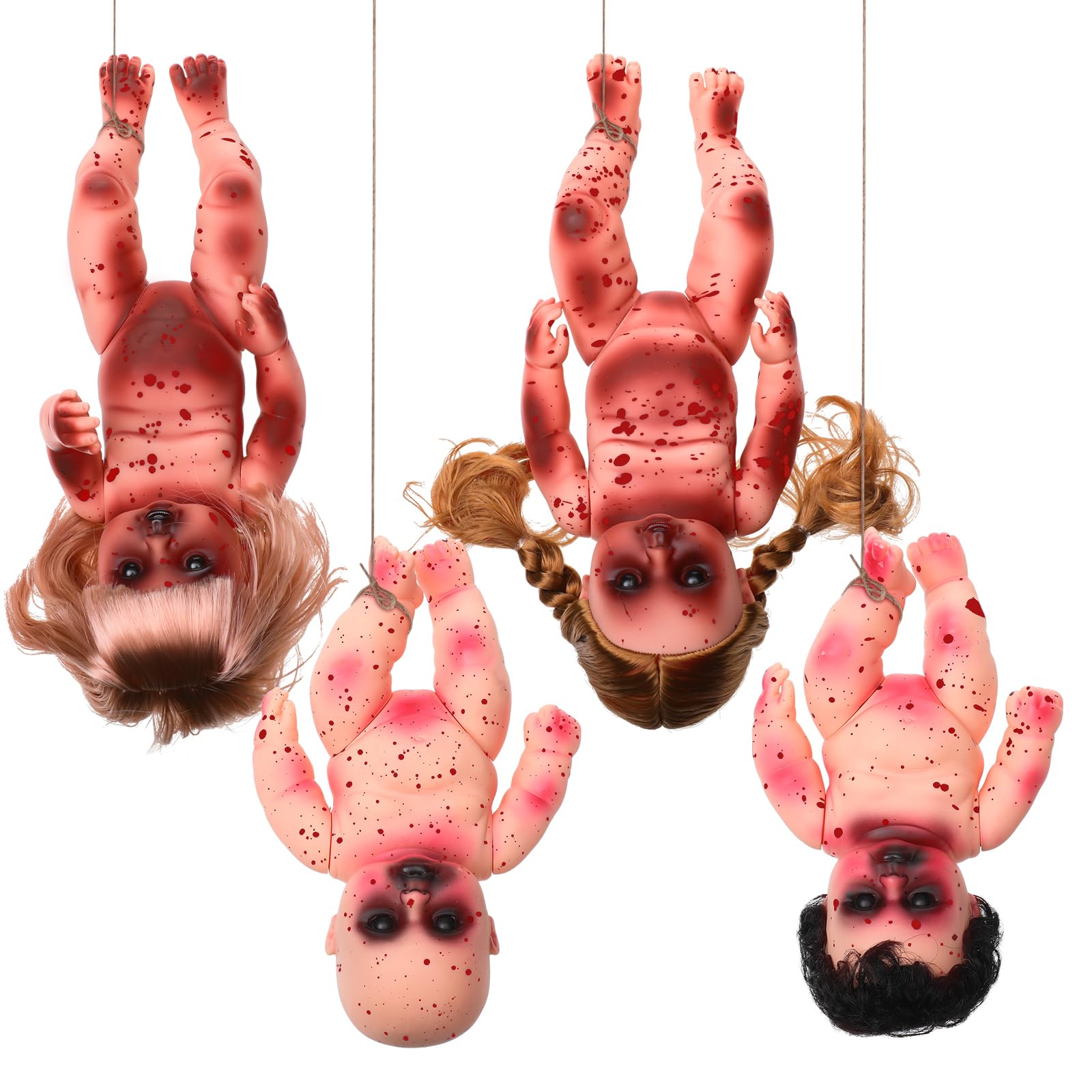 【管SA1265】曰く付き ホラー人形 血まみれ 呪いの人形 約31ｃｍ 曰く付き ホラー人形 血まみれ 呪いの人形 約31cm - メルカリ