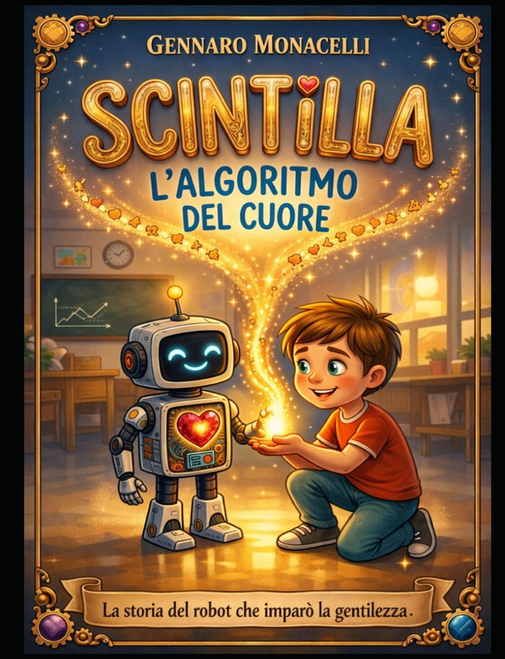 Scintilla e l’Algoritmo del Cuore: Una favola sull’Intelligenza Artificiale, l’Amicizia e il Coraggio di Essere Gentili