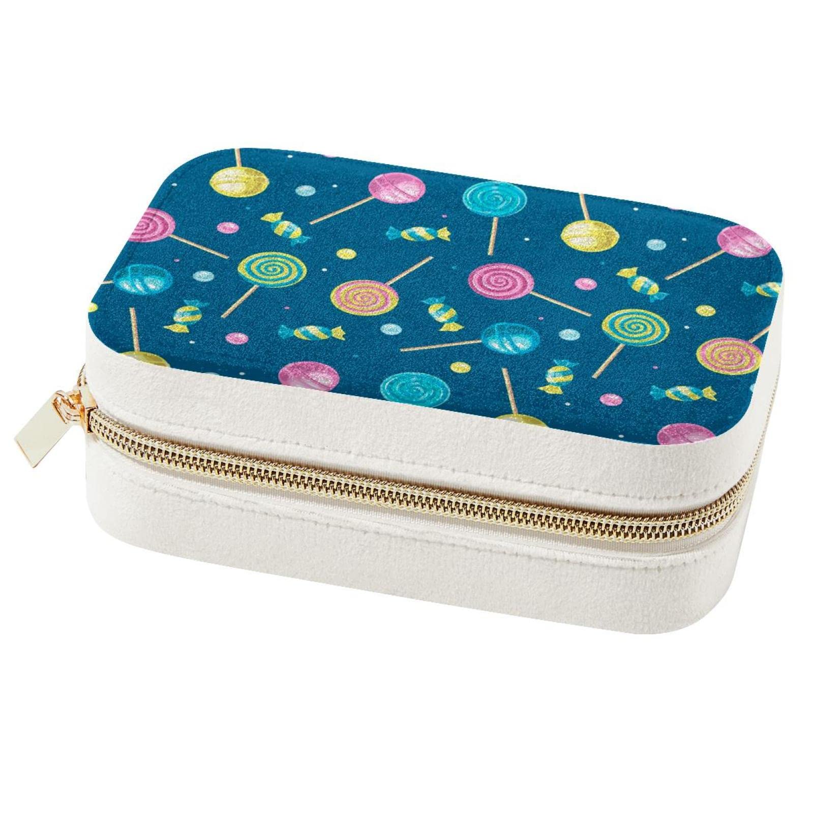 Boîte à bijoux de voyage Lollipop mini coffret portable pour bagues et colliers