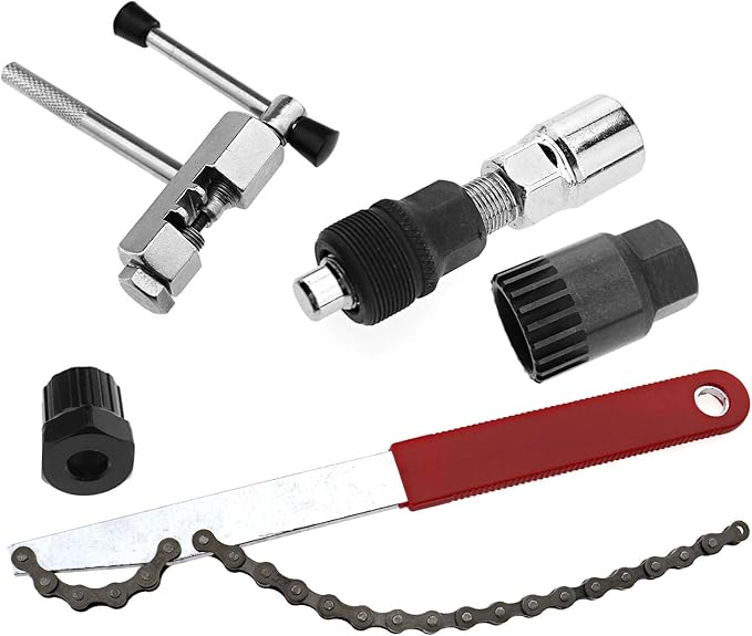 Blleshelfl Fahrrad Kettenpeitsche Set - Kettenpeitsche Und Ritzelabzieher Für Fahrradkassetten