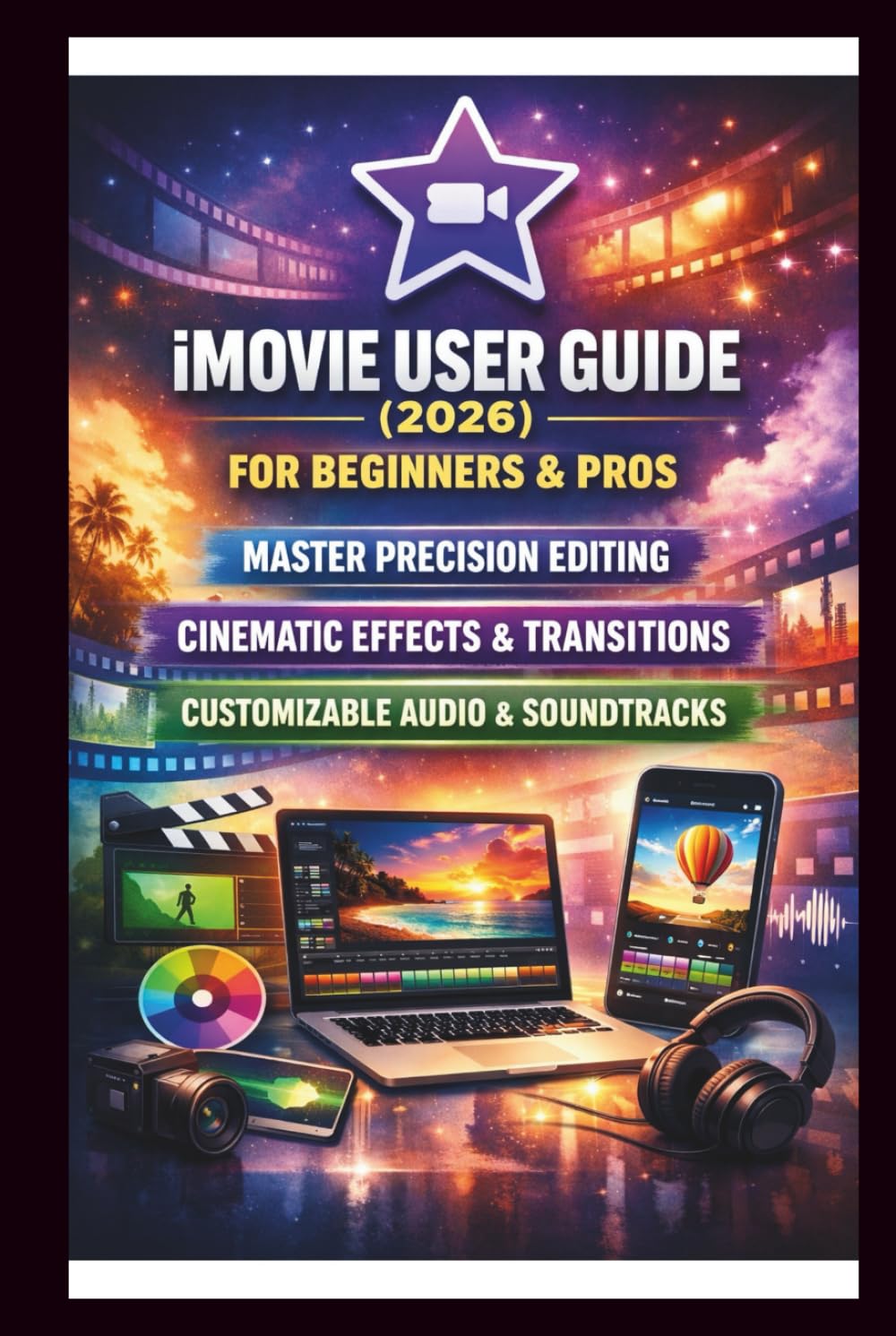 IMOVIE User Guide For Beginners And Pros: Step-by-step techniques for creating professional level videos for home, master precision editing, cinematic ... and customizable Audio. (Tech Made Easy)