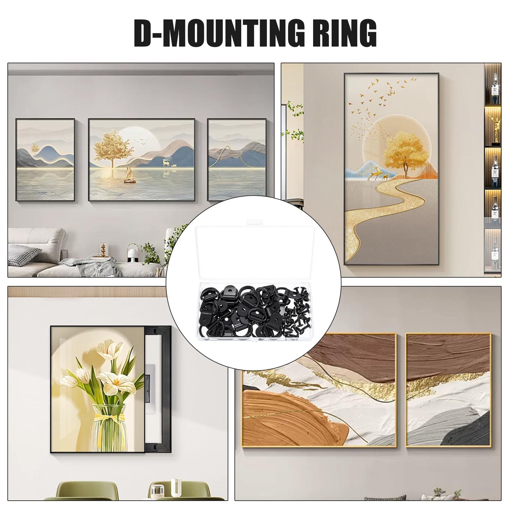 Anelli A D Per Fissaggio - 32 Pezzi, Nero, Per Carichi Su Rimorchi E Camion - Foto 5