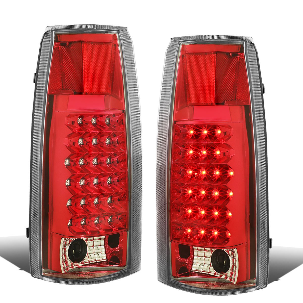 Amazon.com: DNA MOTORING TL-C10-LED-CH-RD LED Tail Light Assembly