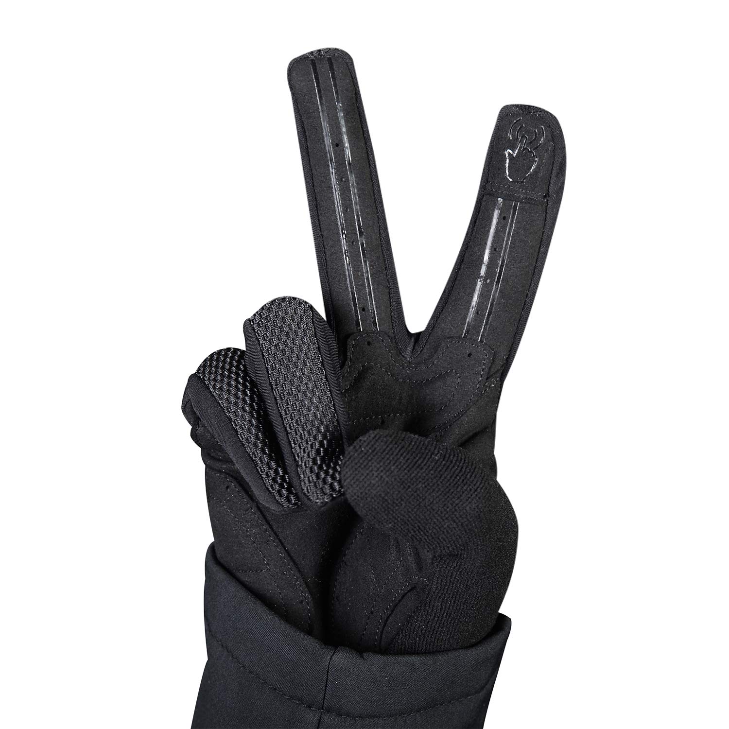NUCKILY Guantes de ciclismo para hombre con pantalla táctil, forro polar térmico grueso, unisex, para deportes de invierno, bicicleta de montaña, antideslizantes, para pantalla táctil, guantes MTB