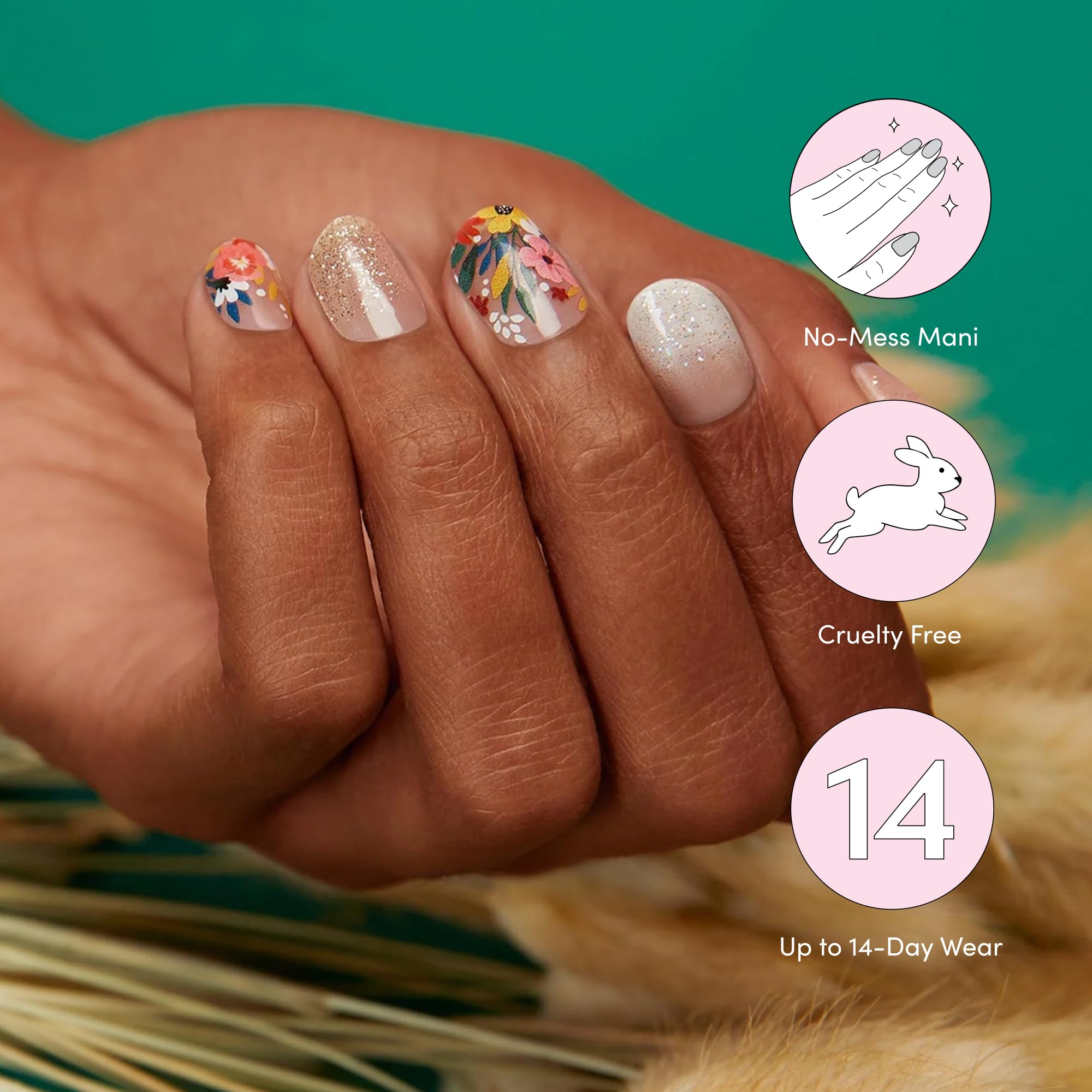Amazon.com: Dashing Diva Gloss Nail Strips - Wallflower Frenzy