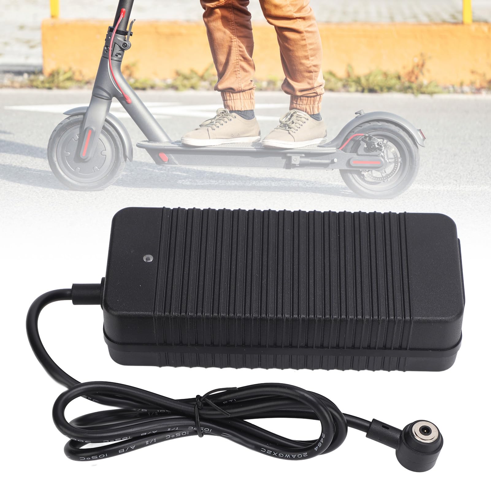 Electric Scooter Battery Charger, 41V 2A Magnet Output Charging Port Smart Electric Scooter Charger Scooter Replacement Battery Charger for Xiaomi M4 M4PRO (US Plug)