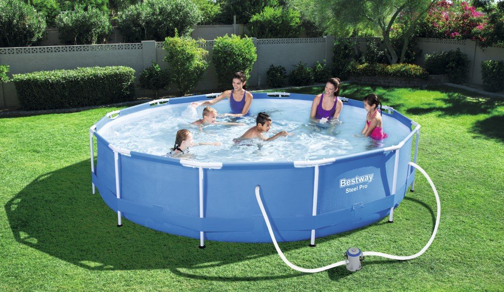 Bestway Steel Pro 56681 piscina fuori terra Piscina con bordi Piscina rotonda 6473 L Blu