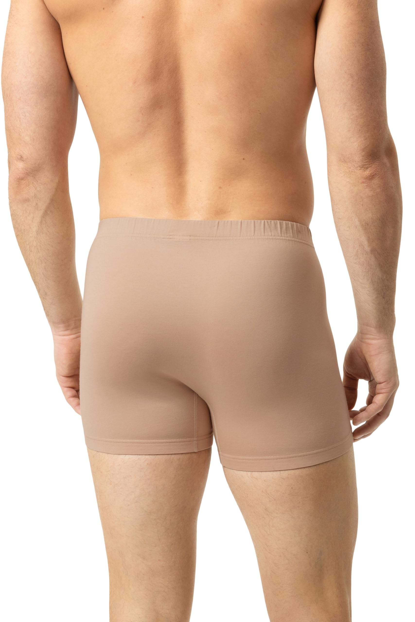 Mey Herren Long-Shorty Innovation, Enganliegende Boxershorts, Bequeme sportliche Passform, Elastischer umsäumter Softbund, Speziell geformtes Suspensorium, Serie Business Class