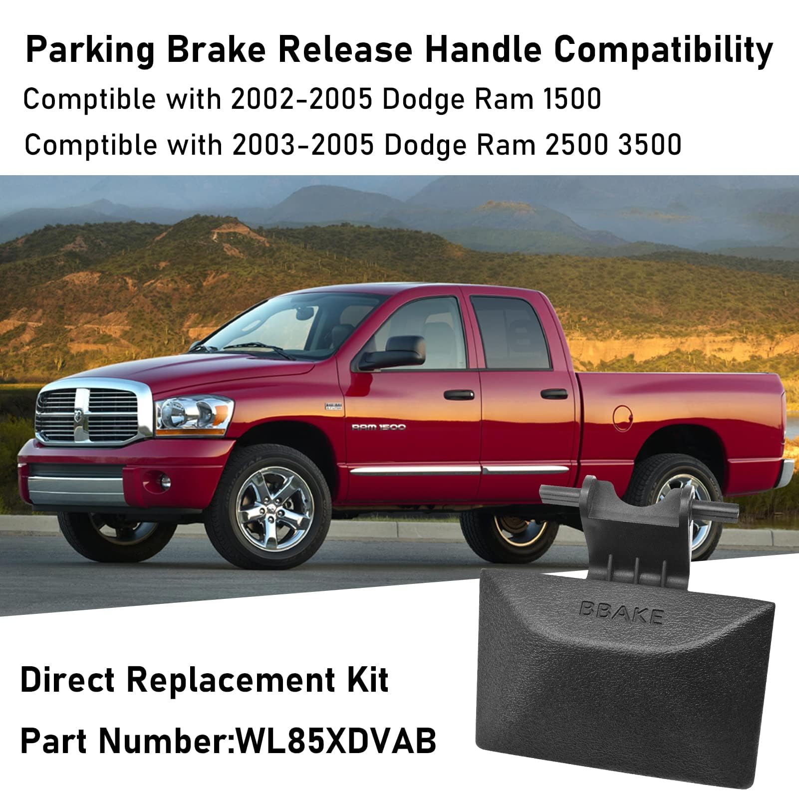 Moonlinks Parking Brake Release Handle Assembly Compatible with
