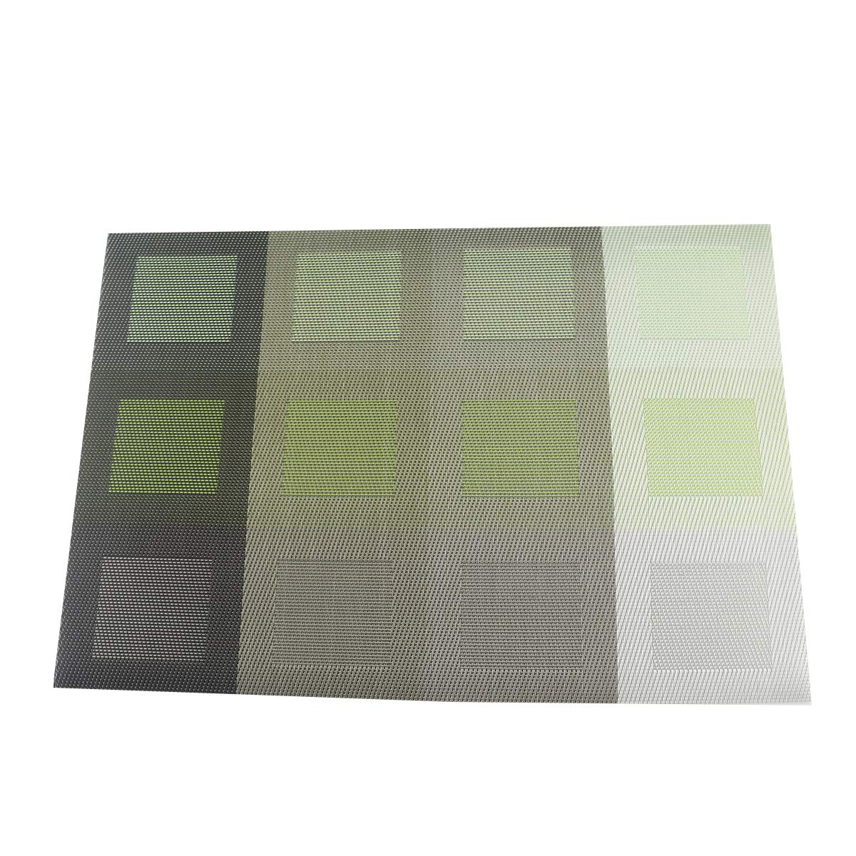 Manteles Individuales de Vinilo Resistente al Calor para Comedor, Antideslizantes, Lavables, Juego de 6