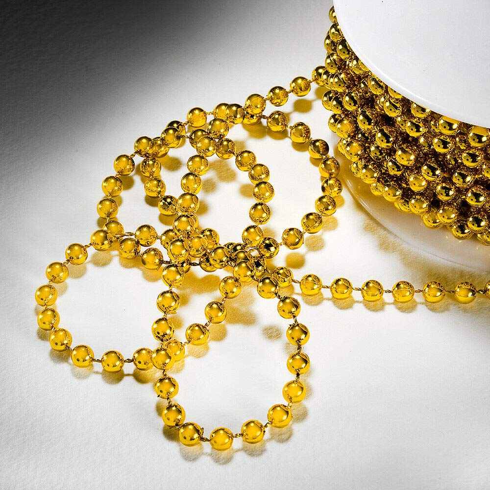 EliteKoopers 5mm Pearl Beads On String For Sewing, Cake Trim, Wedding Bridal Craft Trimming etc.