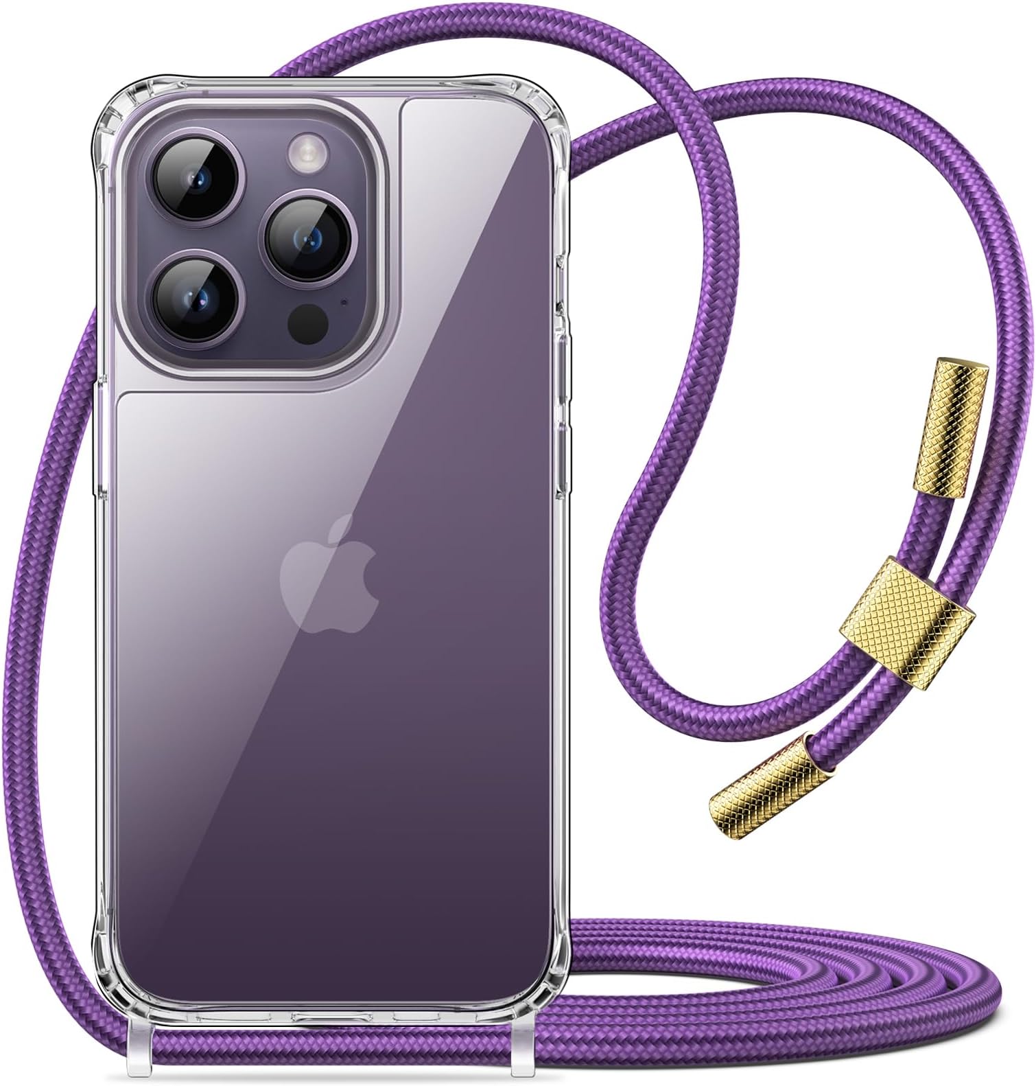 Crossbody Shoulder Strap For IPhone 11 Pro Max Kickstand Case With Adjustable Neck Cord Lanyard Strap,Hybrid Soft TPU Acrylic Anti-Yellowing Shockproof Phone Case For IPhone 11 Pro Max,Darkblue - View #10