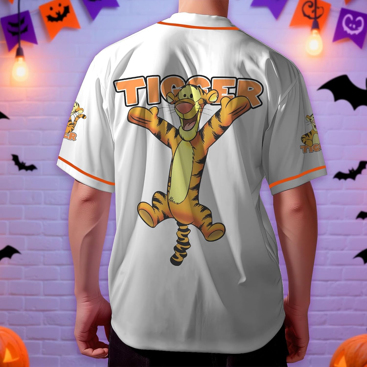 Cute Alien Baseball Jersey, Movie Character Jersey Button Down Shirt, Birthday Gifts for Cartoon Lovers