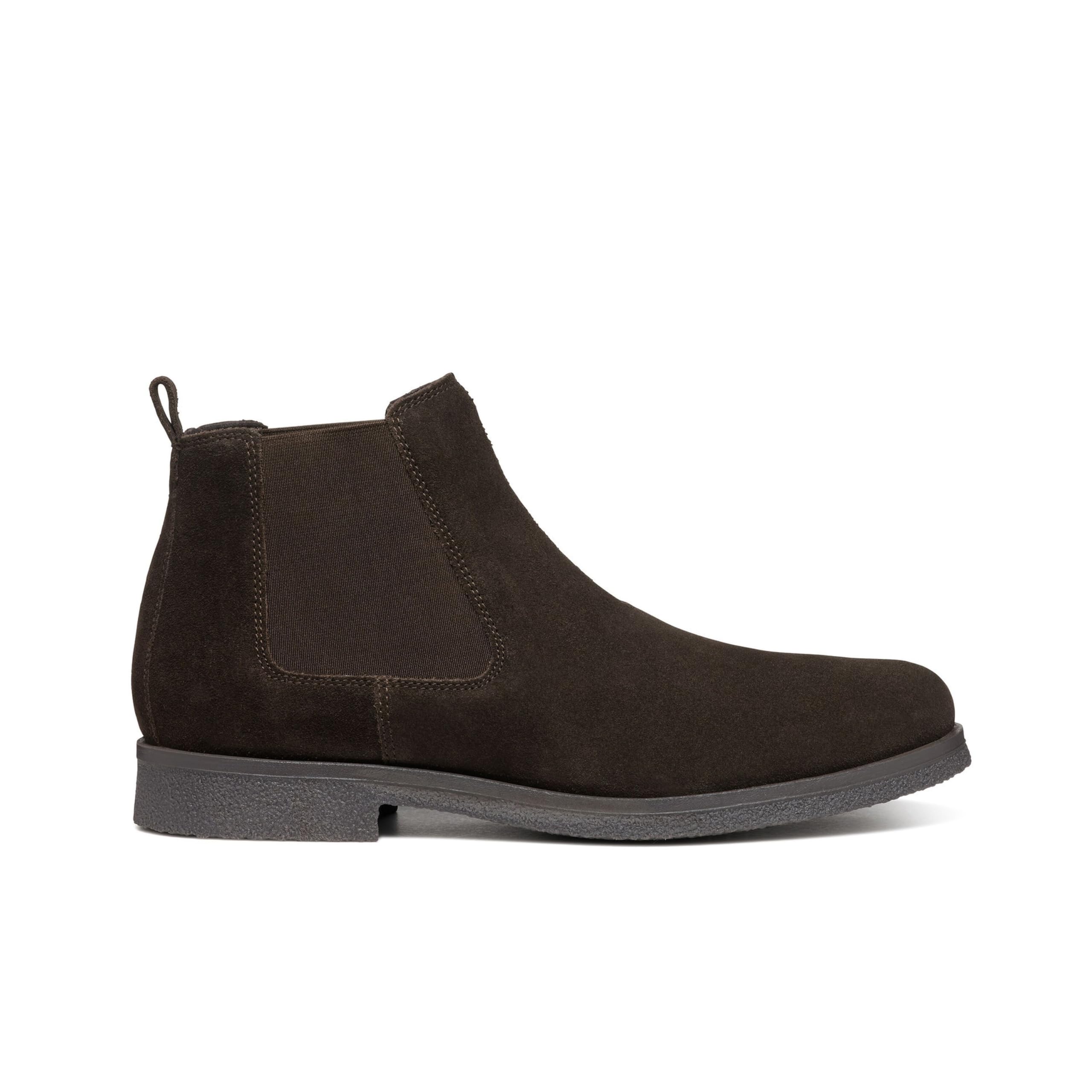 Geox Men's Uomo Claudio AAnkle Boot, Dk Coffee, 6 UK
