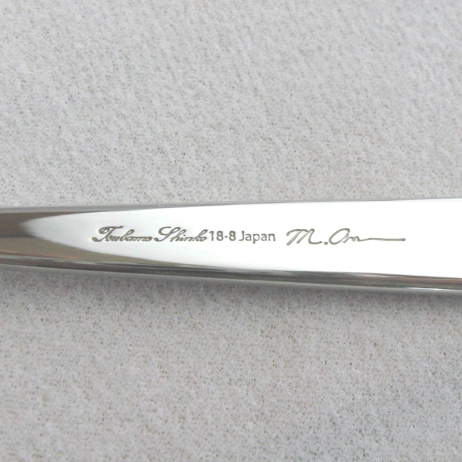 Nagao mA Dinner Spoon, Mirror Finish, 18-8 Stainless Steel, Made in Japan