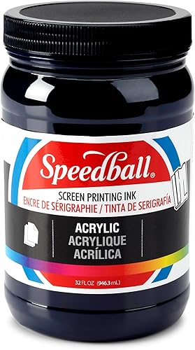 Miniatura 13 de Speedball 4640, tinta acrílica de impresión de pantalla, bote de 32 onzas, altura de 3.63 pulgadas, ancho de 3.63 pulgadas, longitud de 6.13 Blanco