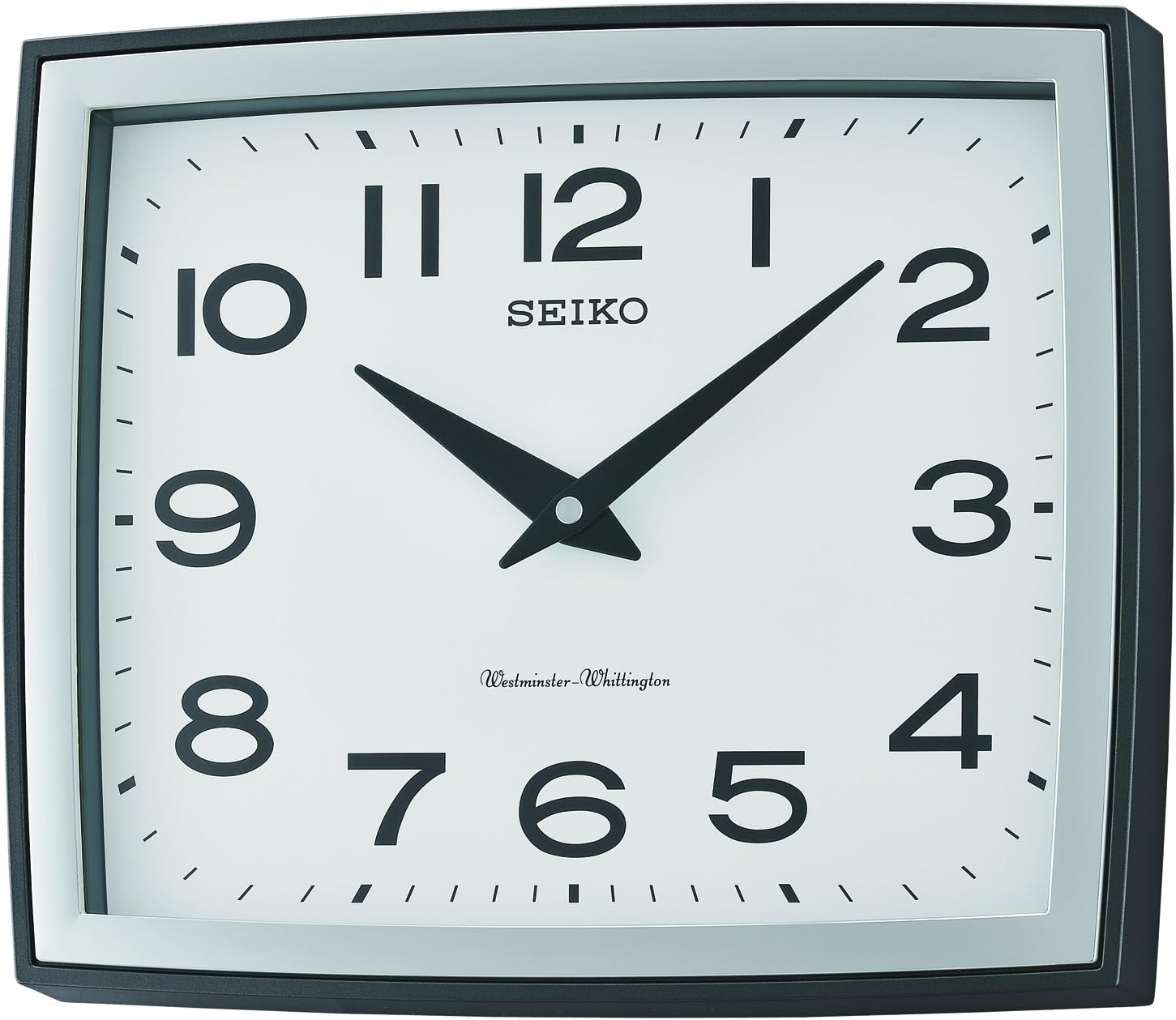 Seiko QXD211K Westminster/Whittington Dual Chime Wall ClockSilver Case