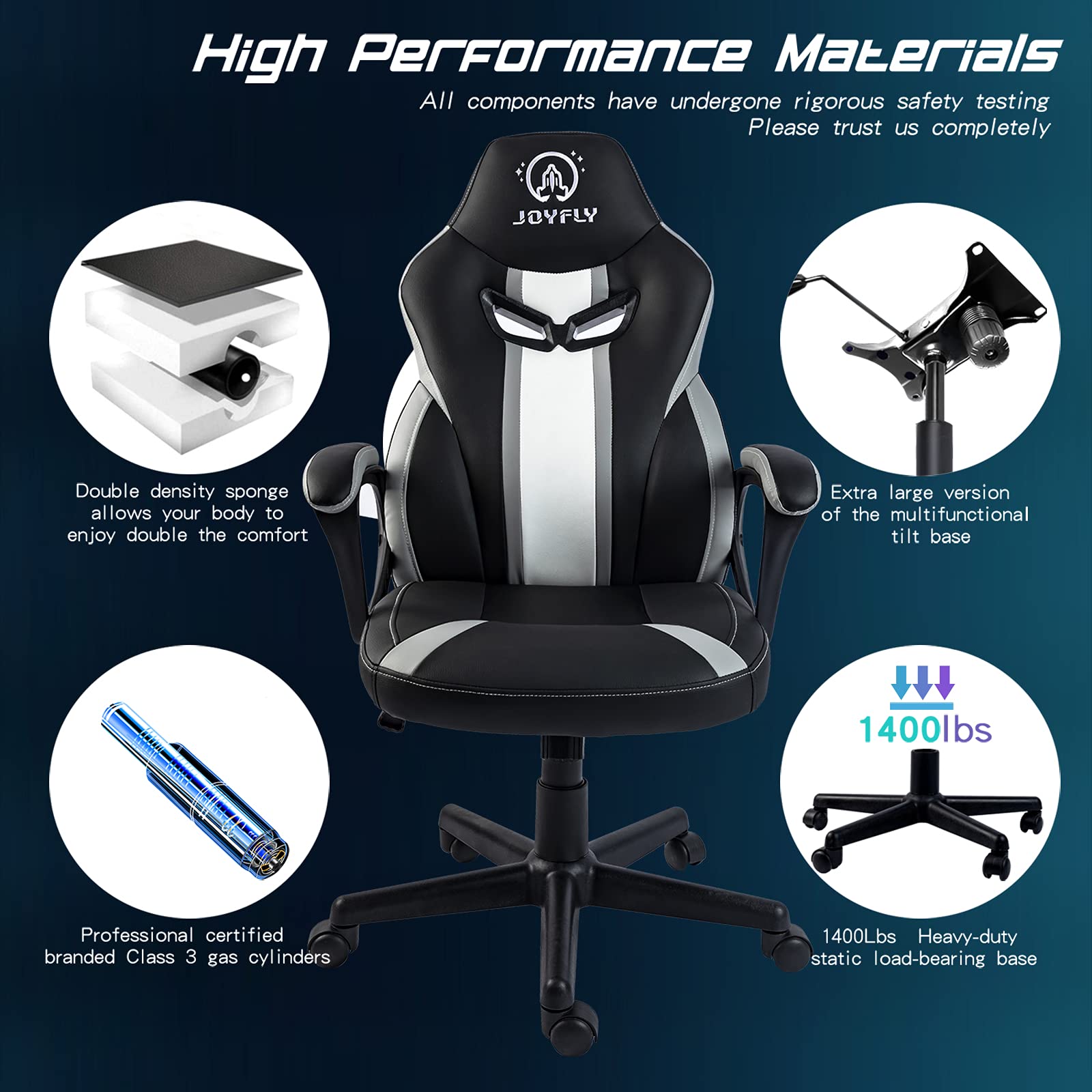 Gaming Chair, Computer Gaming Chair JOYFLY Video Game Chairs for Teens