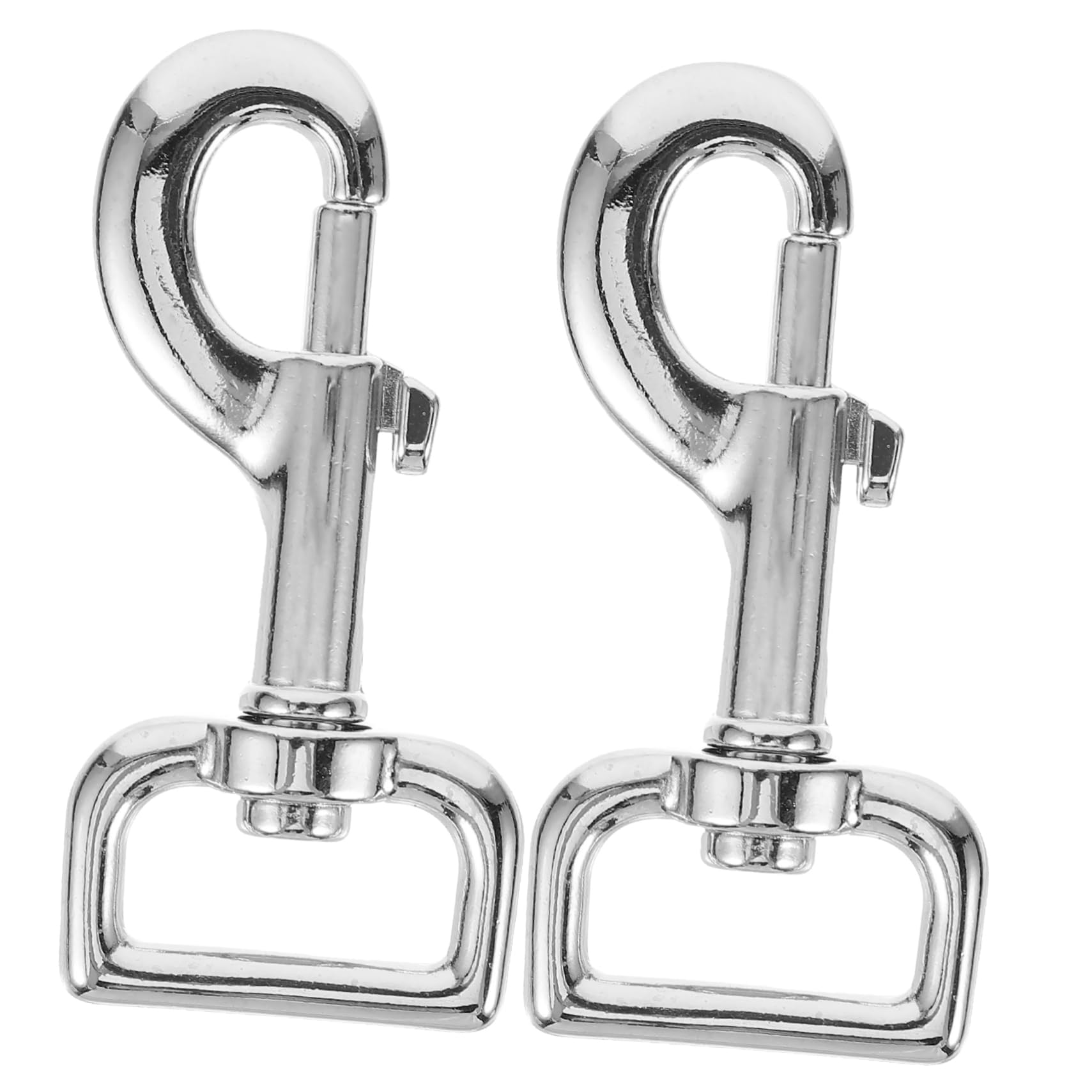 HANABASS 10pezzi Ganci Moschettone Rotante Metallo Per Guinzaglio Per Cani Chiusura Facile e Duratura Per Catena Per Animali Domestici Accessorio Pratico Per Passeggiate e Allenamenti