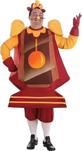 Disfraz de Cogsworth de la Bella y la Bestia de Disney, talla grande