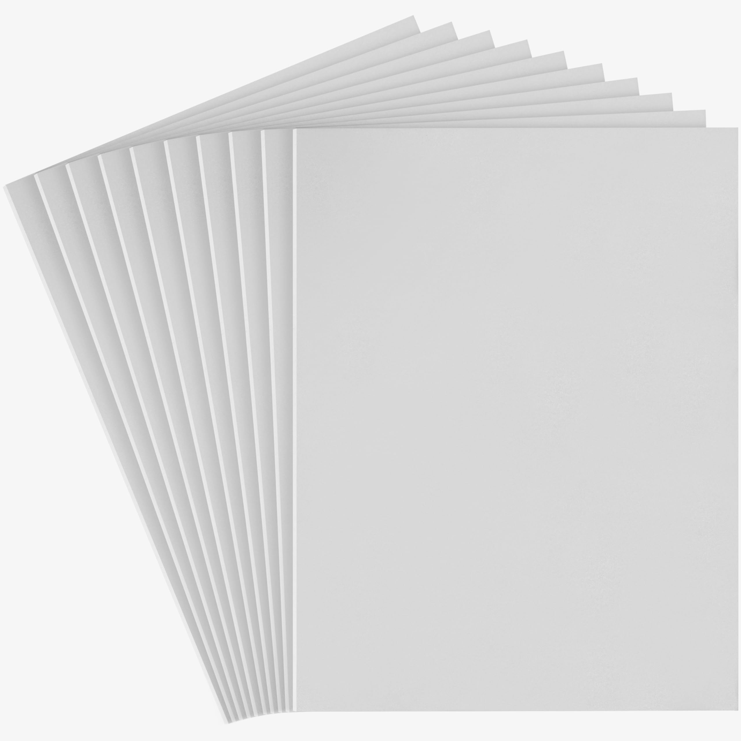 Belle Vous 10er Pack A4 Weißer EVA Schaumstoff Zuschnitt - L 30 x B 23 cm - 6 mm Dicke Schaumstoff Polster für Cosplay, Halloween, Papier Scrapbooking, DIY Kunst und Handwerk Projekte