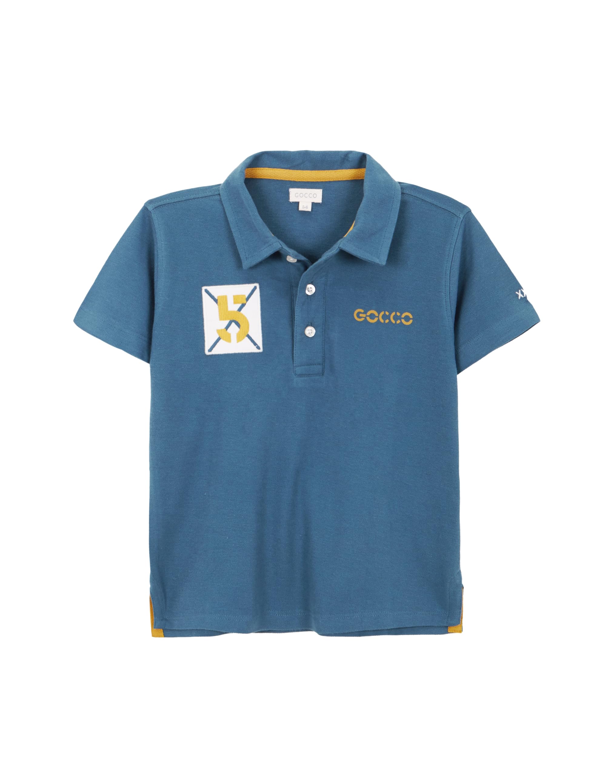 Gocco Polo con Parches Camisa Niños
