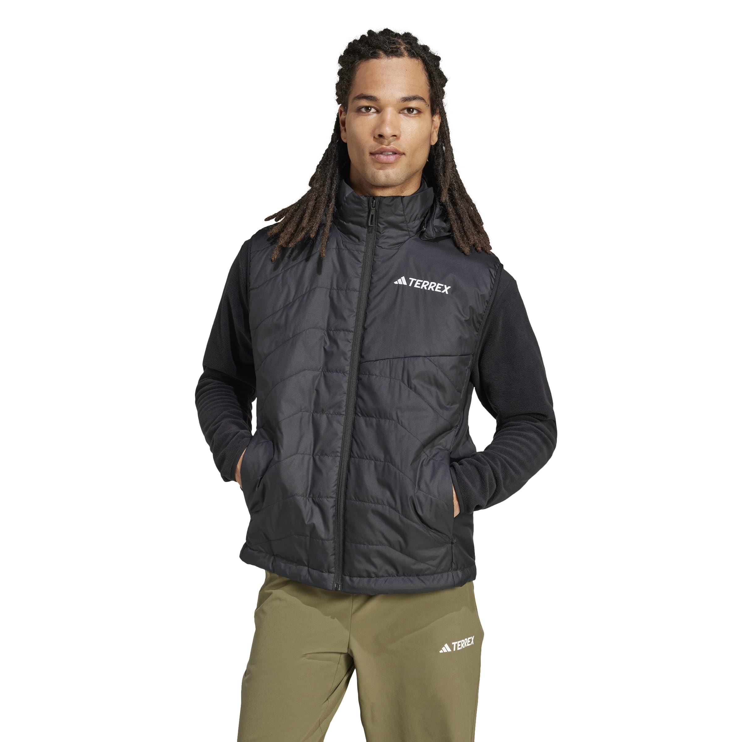 adidas Herren Terrex Multi CLIMAWARM Insulated Hooded Vest
