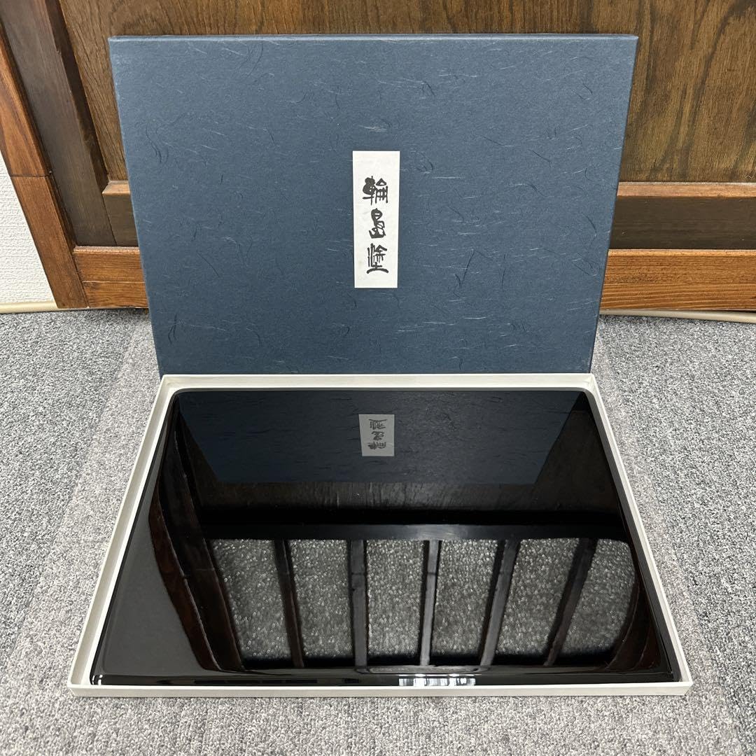 輪島塗　橋田勝博作　薄板三枚組＋杉角蛤板　美品　共箱　華道　送料込 Amazon.co.jp: ?? 輪島塗 橋田勝博 薄板 三枚組 敷板 本漆 お盆