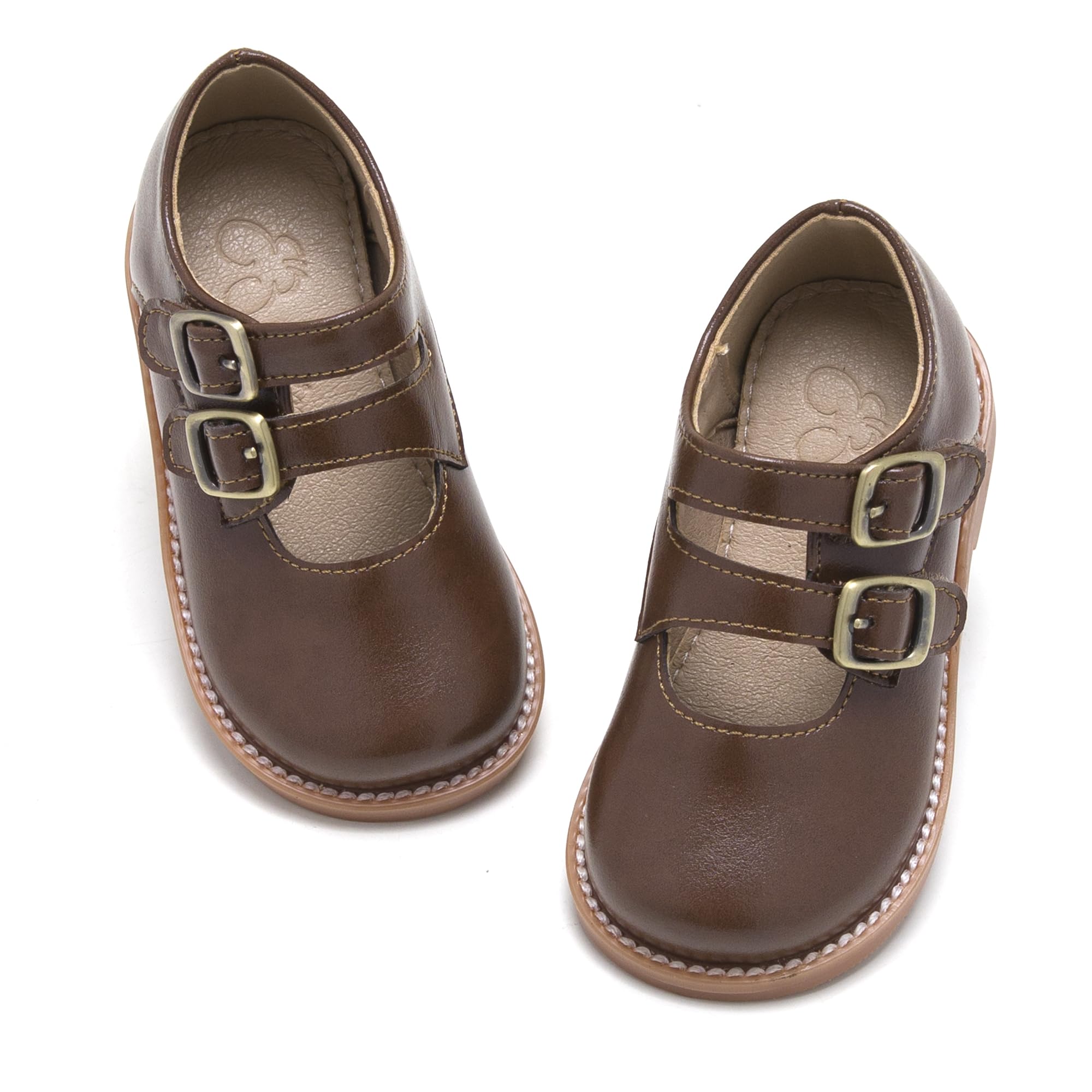 ESTINE Toddler Kids School Uniform Oxford-Little Girls Dress Party Shoes
