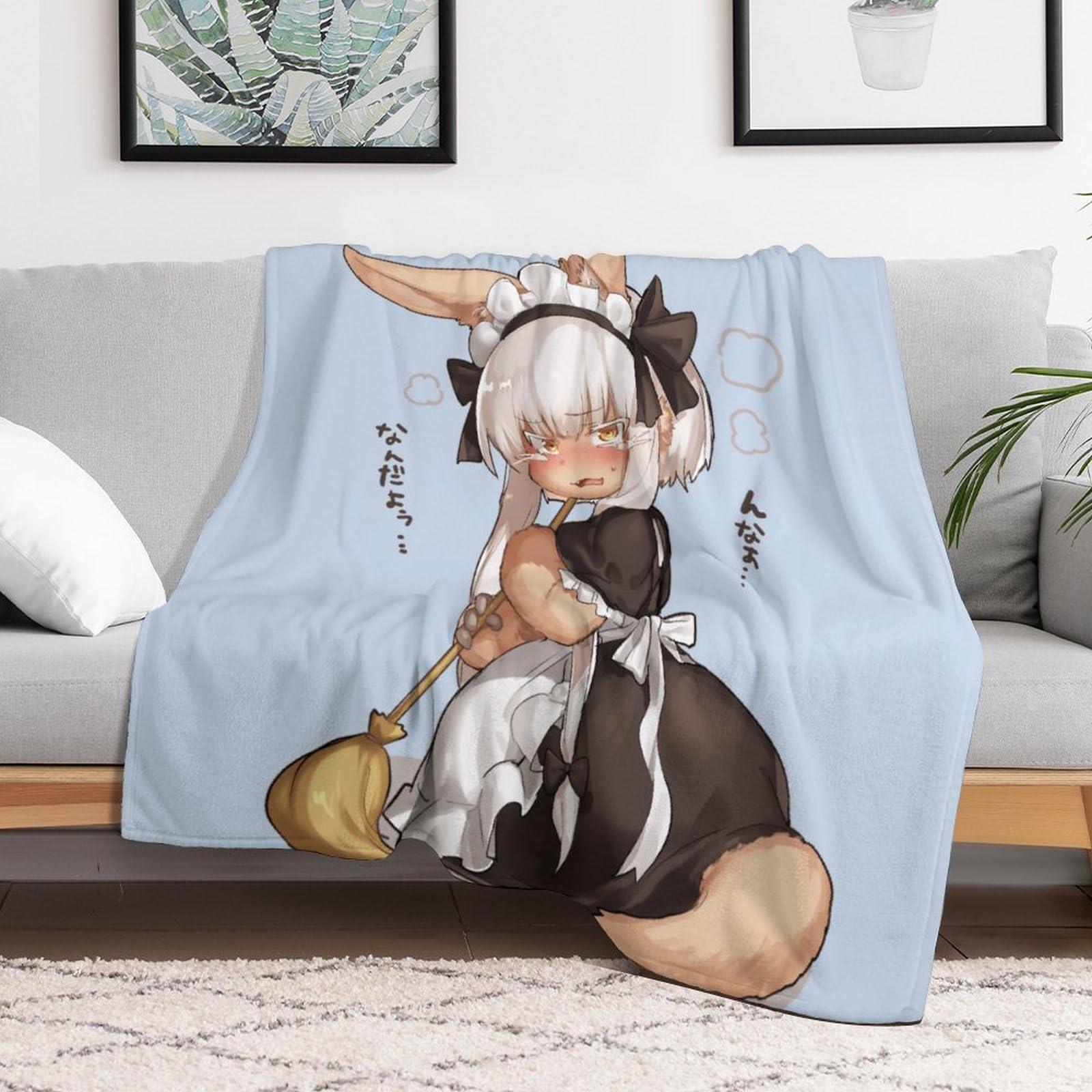Amazon｜毛布 メイドインアビス ナナチ アニメ毛布 ブランケット