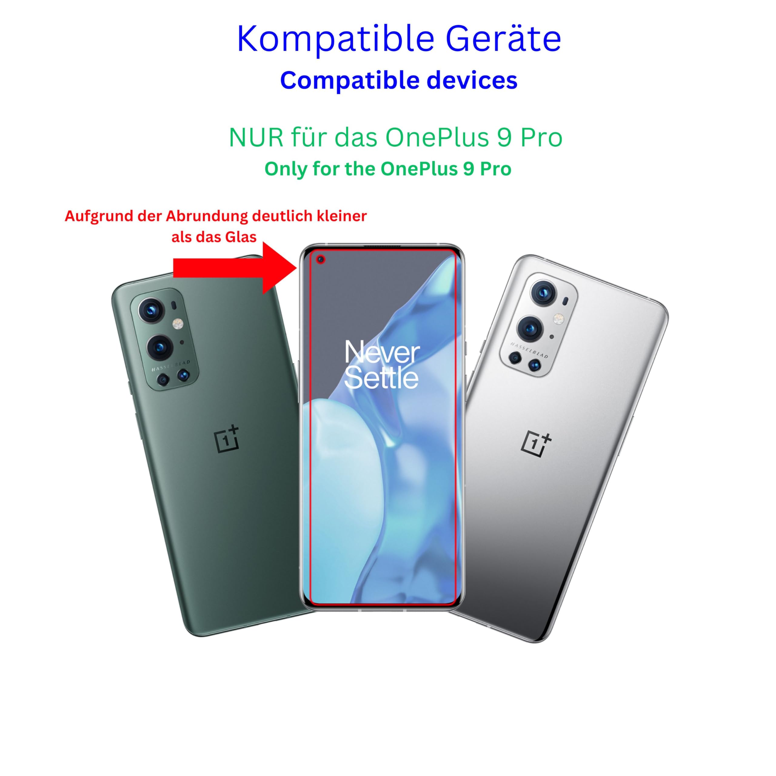 Dipos 6 Pellicole Protettive Antiriflesso Per OnePlus 9 - Opaca, Anti-impronta E Taglio Laser (Made In Germany) - 5
