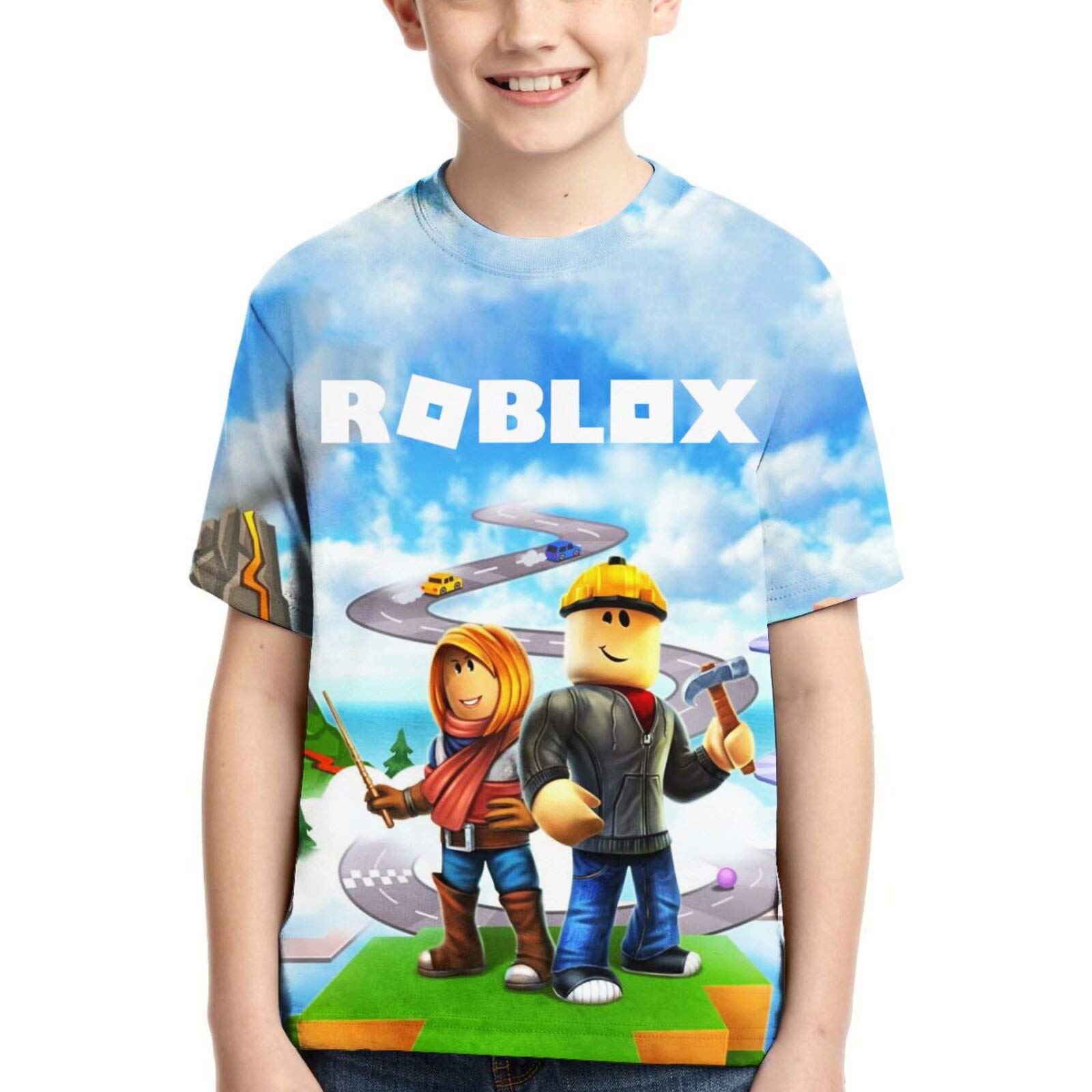 Youth T-Shirts 3D Printed Game Short Sleeve 's Shirt Boys Girls