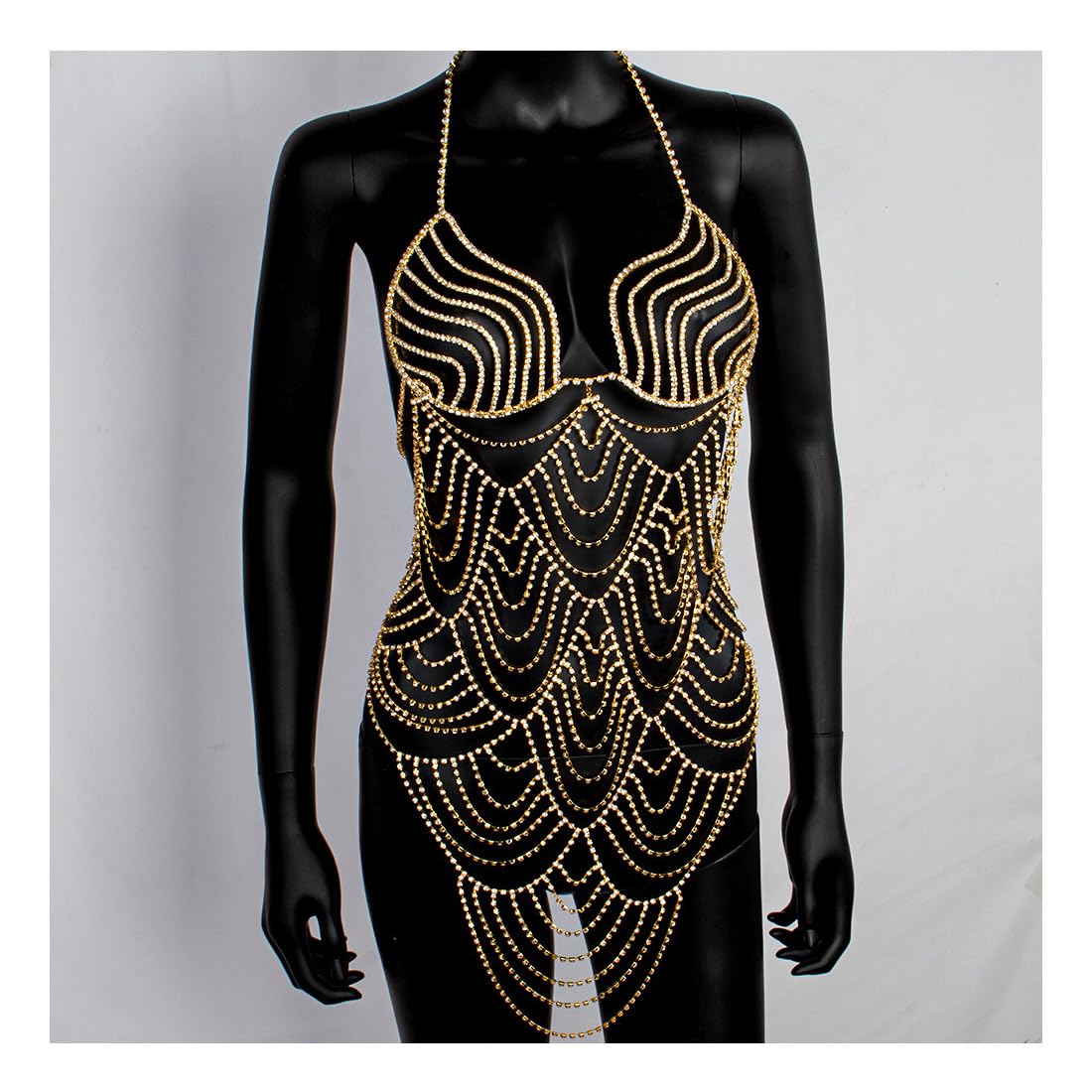 Body Chain Dress, Rhinestone Body Chain Jewelry, Sexy Rave Festival Outfits  for Women And Girls-Gold : Amazon.ca: Clothing, Shoes & Accessories