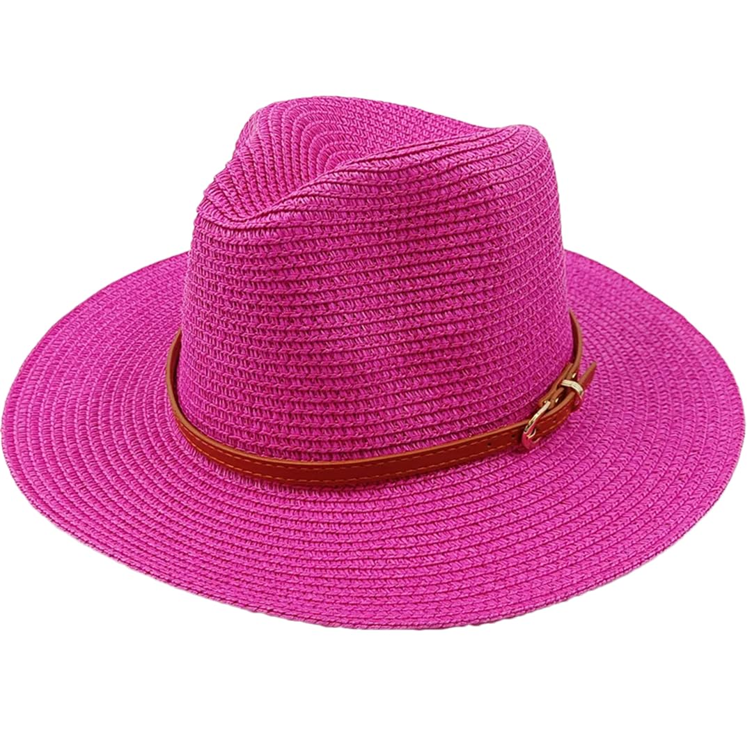 LCUVIMPEX Bucket Hats， Women Straw Sun Hat Multicolor Protection Outdoor Beach(19)