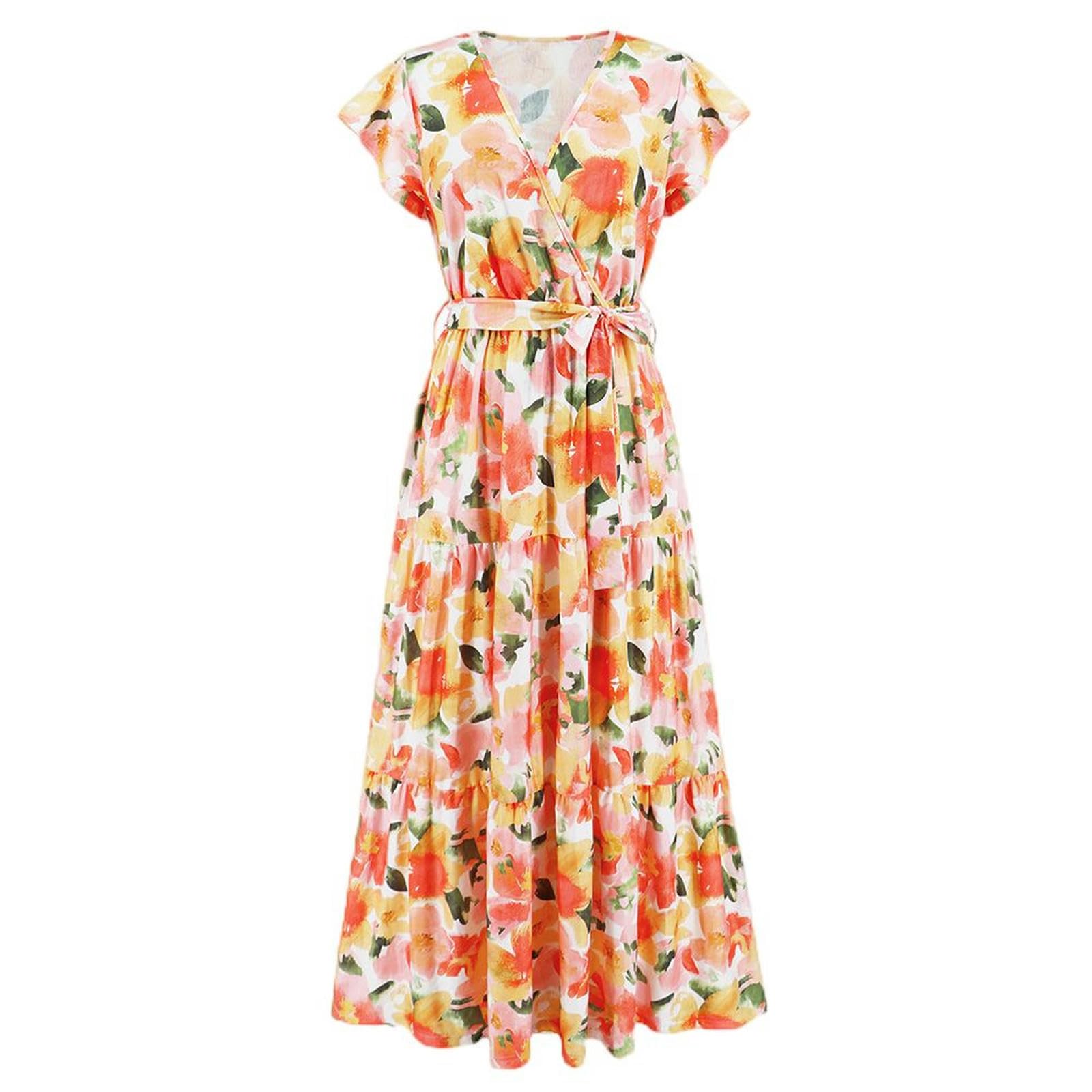 Robe bohème fluide grande taille idéale pour vos journées d'été et vacances à la plage