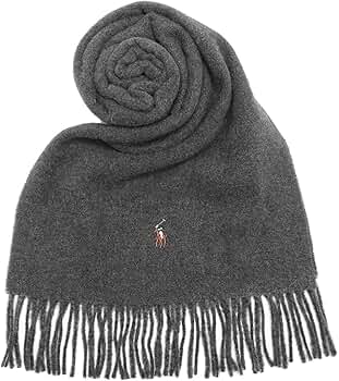 Polo Ralph Lauren グレー マフラー ウール ポロラルフローレン マフラー グレー[品番：AXEB0029711]｜AXES