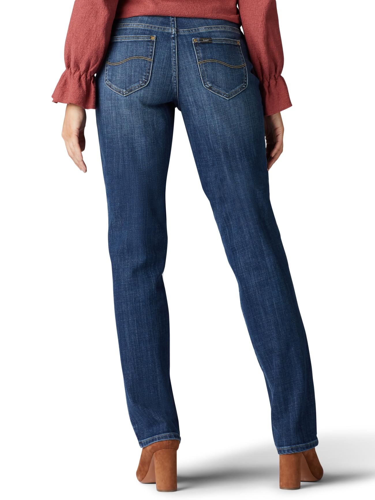 Lee Relaxed Fit Straight Leg Jean Jeans para Mujer